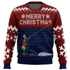 Men’s Christmas Jumper With Funny Grinch Prints | Novelty - Mason Luxor