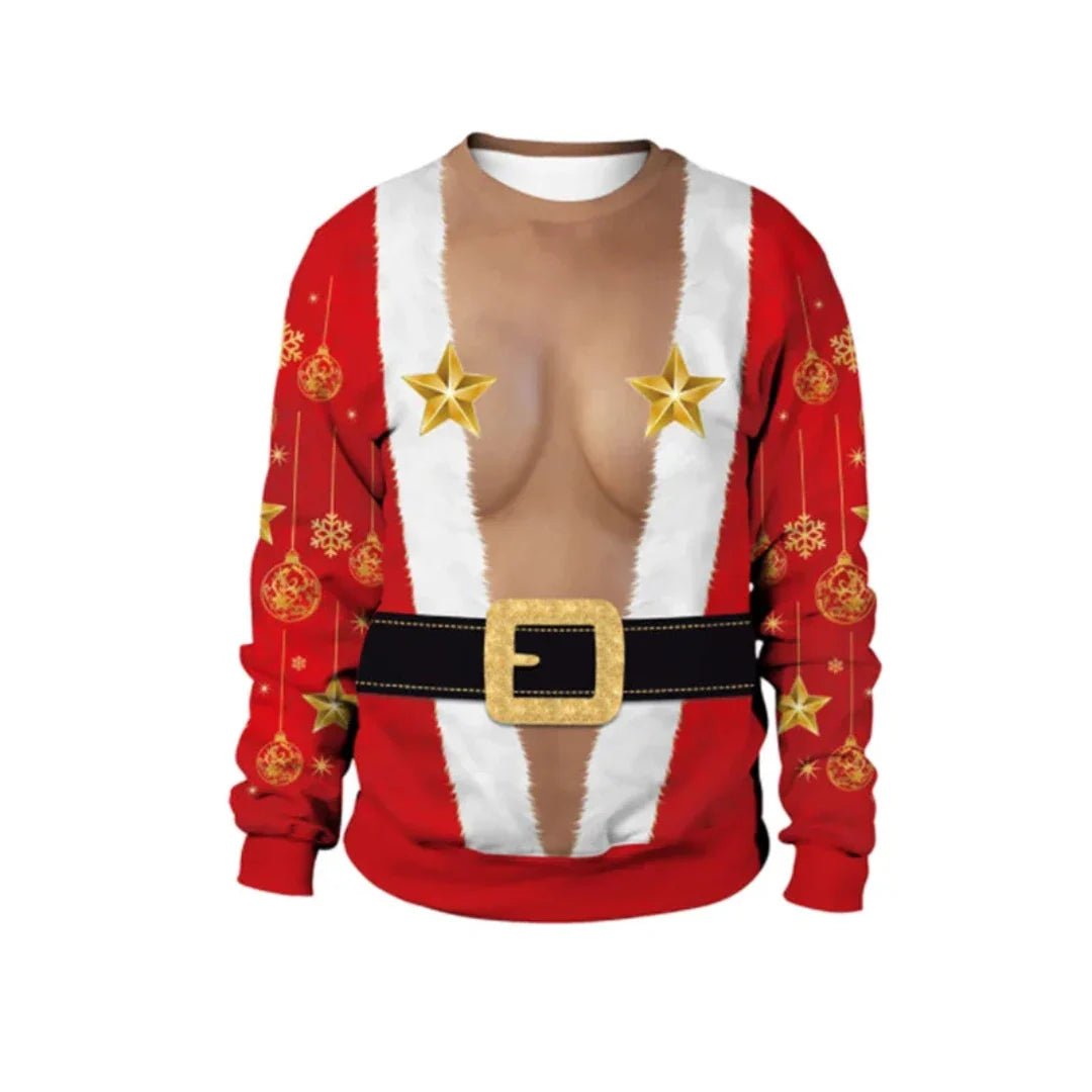 Men’s Christmas Jumper With Playful Seasonal Designs | Funny - Mason Luxor