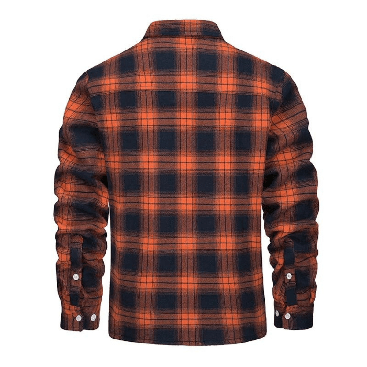 Men’s Fleece Jacket With Check Pattern | Winter - Mason Luxor