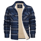 Men’s Fleece Jacket With Check Pattern | Winter - Mason Luxor