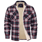 Men’s Fleece Jacket With Check Pattern | Winter - Mason Luxor