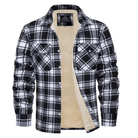 Men’s Fleece Jacket With Check Pattern | Winter - Mason Luxor