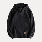 Men’s Half Zip Hoodies with Front Pocket | Casual - Mason Luxor