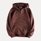 Men’s Half Zip Hoodies with Front Pocket | Casual - Mason Luxor