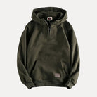 Men’s Half Zip Hoodies with Front Pocket | Casual - Mason Luxor