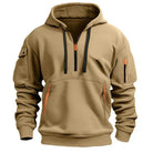 Men’s Half Zip Hoodies with Zip Pockets | Casual - Mason Luxor