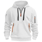 Men’s Half Zip Hoodies with Zip Pockets | Casual - Mason Luxor