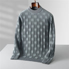 Men’s Jumpers With Block Knit Texture | Autumn - Mason Luxor