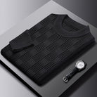 Men’s Jumpers With Block Knit Texture | Autumn - Mason Luxor