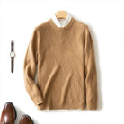 Men’s Jumpers With Diamond Knit Texture | Autumn - Mason Luxor