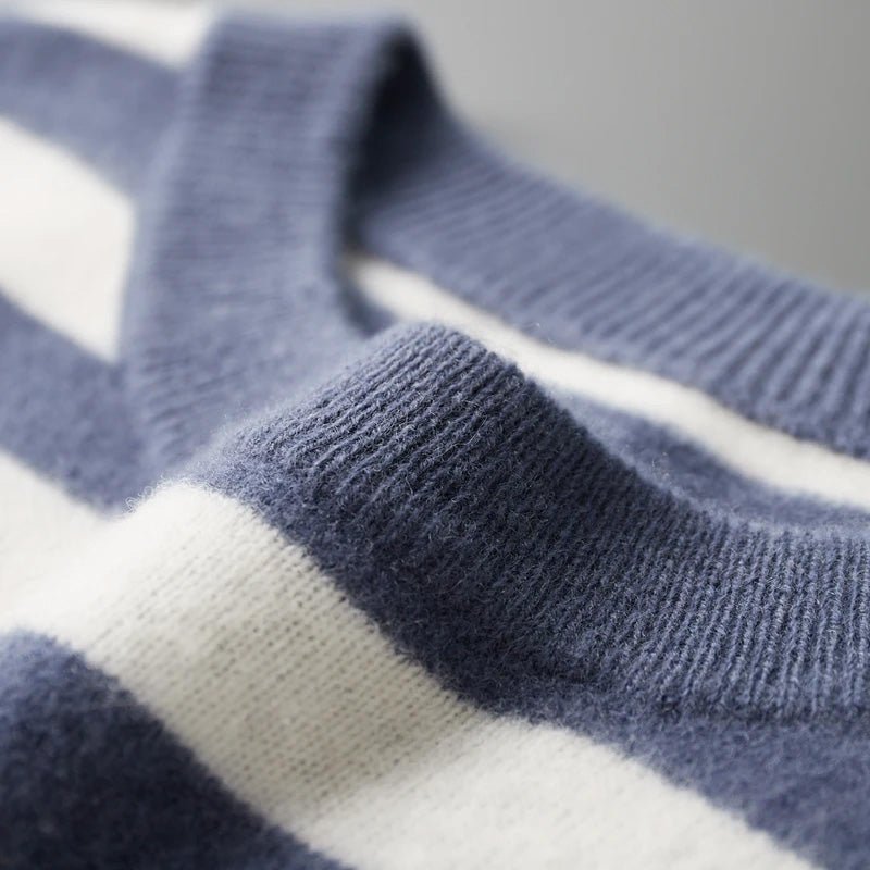 Men’s Jumpers With Stripe Design | Winter - Mason Luxor