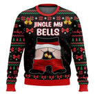 Men’s Knitted Christmas Jumper With Santa Quote | Funny - Mason Luxor