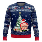 Men’s Knitted Christmas Jumper With Santa Quote | Funny - Mason Luxor