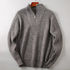 Men’s Knitted Jumpers With Half Zip | Winter - Mason Luxor