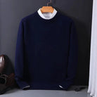Men’s Knitted Sweater With Crew Neck | Casual - Mason Luxor