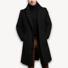 Men’s Long Overcoat with Lapel Collar | Long - Mason Luxor