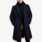 Men’s Long Overcoat with Lapel Collar | Long - Mason Luxor