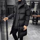 Men’s Long Puffer Jacket With Stand Collar | Winter - Mason Luxor