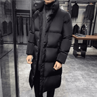 Men’s Long Puffer Jacket With Stand Collar | Winter - Mason Luxor