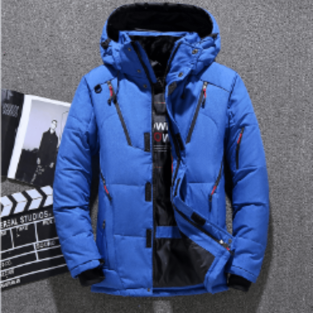 Men’s Puffer Jacket With Chest Zip Pockets | Winter - Mason Luxor