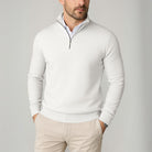 Men’s Quarter Zip Jumper With Stand Collar | Classic - Mason Luxor