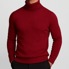 Men’s Sweater With Clean Rib Finish | Turtleneck - Mason Luxor