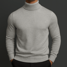 Men’s Sweater With Clean Rib Finish | Turtleneck - Mason Luxor