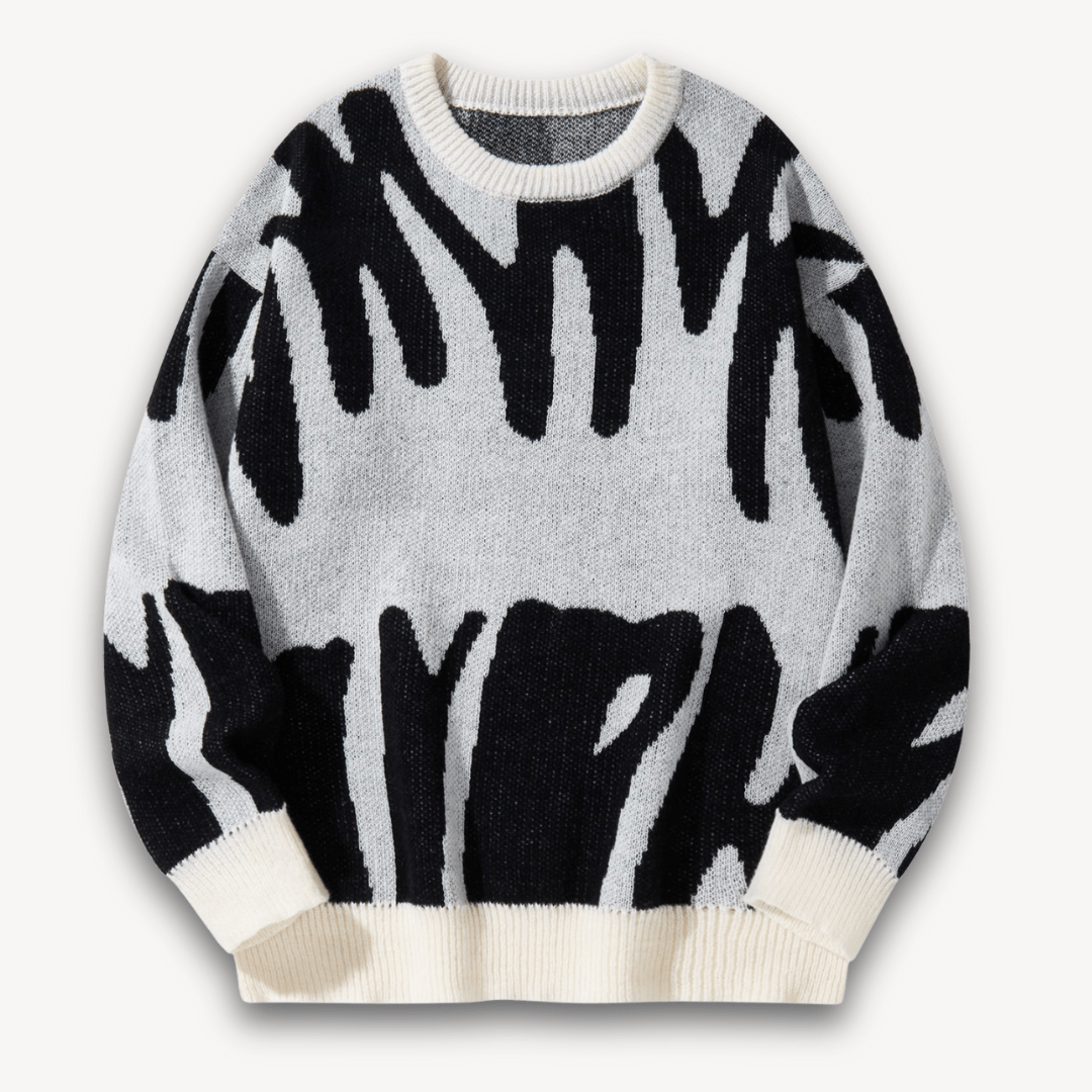 Men’s Sweater with Pattern Design | Long - Mason Luxor