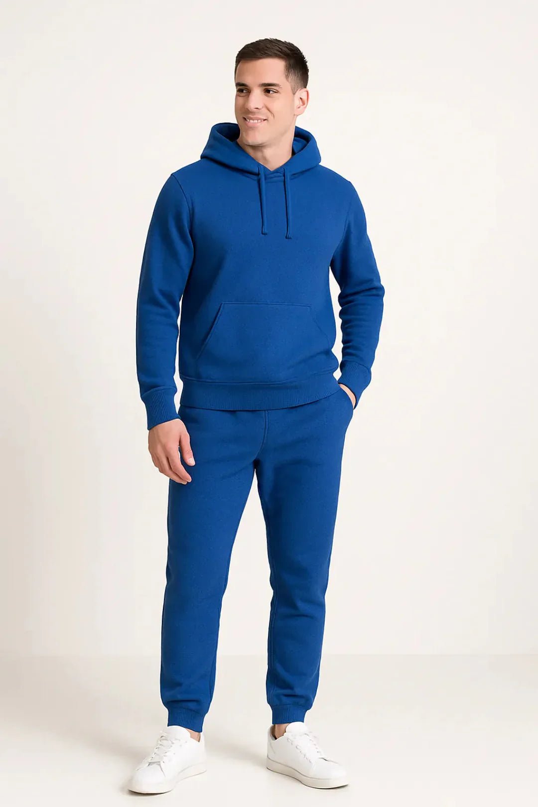 Men’s Tracksuits With Kangaroo Pocket Hoodie | Set - Mason Luxor