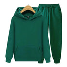Men’s Tracksuits With Kangaroo Pocket Hoodie | Set - Mason Luxor