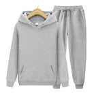 Men’s Tracksuits With Kangaroo Pocket Hoodie | Set - Mason Luxor