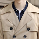 Men’s Trench Coat With Double Buttons | Modern - Mason Luxor