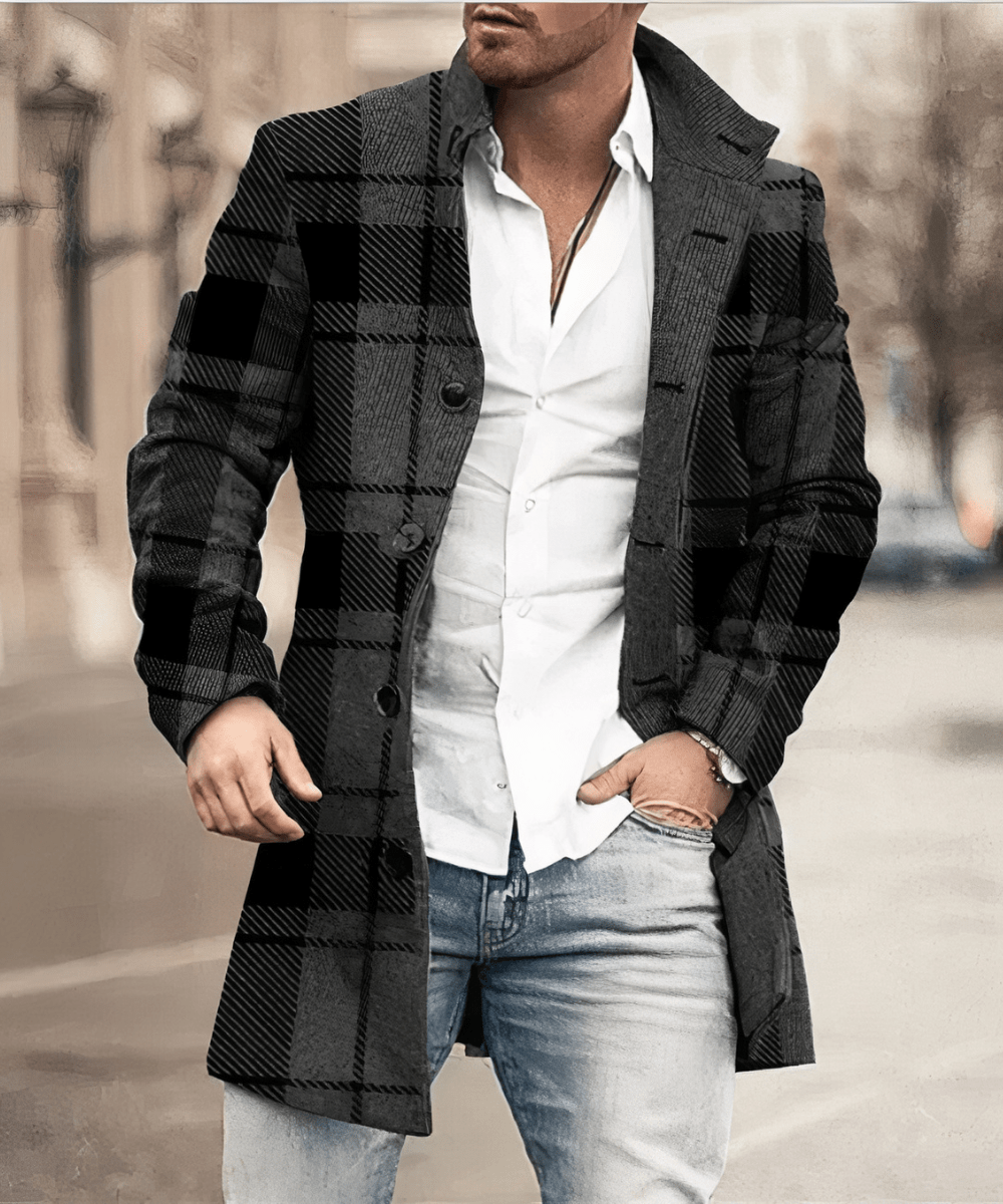 Men’s Trench Coat With Slim Fit | Casual - Mason Luxor