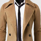 Men’s Trench Coat With Wide Lapel | Winter - Mason Luxor