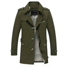 Men’s Trench Coat With Zip Chest Pocket | Winter - Mason Luxor