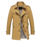 Men’s Trench Coat With Zip Chest Pocket | Winter - Mason Luxor