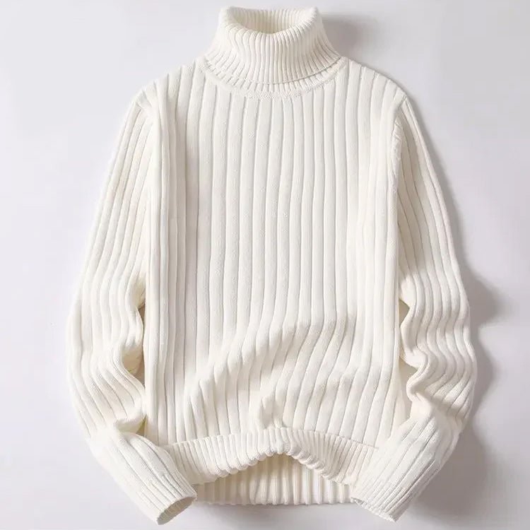 Men’s Turtleneck Jumpers With Ribbed Design | Winter - Mason Luxor