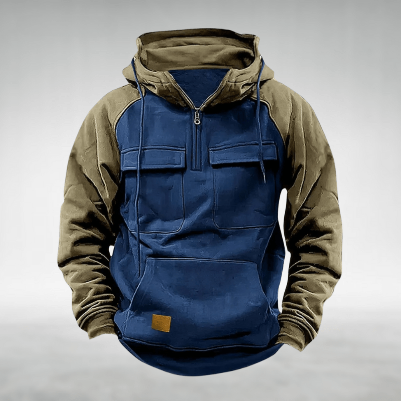 Men’s Utility Style Two Tone Hoodies | Streetwear - Mason Luxor