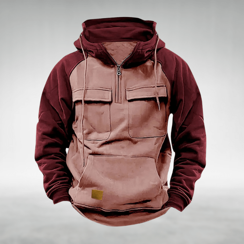 Men’s Utility Style Two Tone Hoodies | Streetwear - Mason Luxor