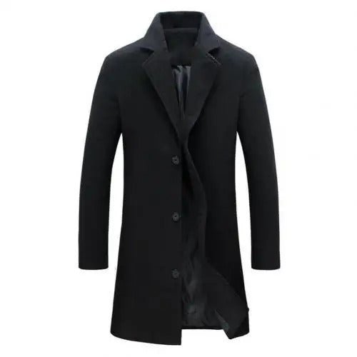 Men’s Winter Coats With Button Closure | Trench - Mason Luxor