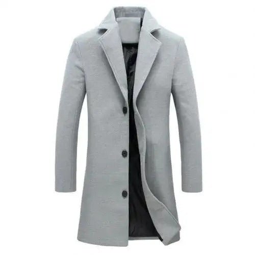 Men’s Winter Coats With Button Closure | Trench - Mason Luxor