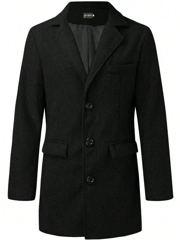 Men’s Winter Coats With Flap Pockets | Long - Mason Luxor