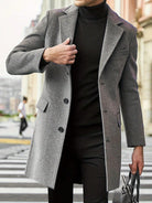 Men’s Winter Coats With Flap Pockets | Long - Mason Luxor