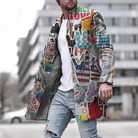 Men’s Winter Coats With Graphic Print | Long - Mason Luxor