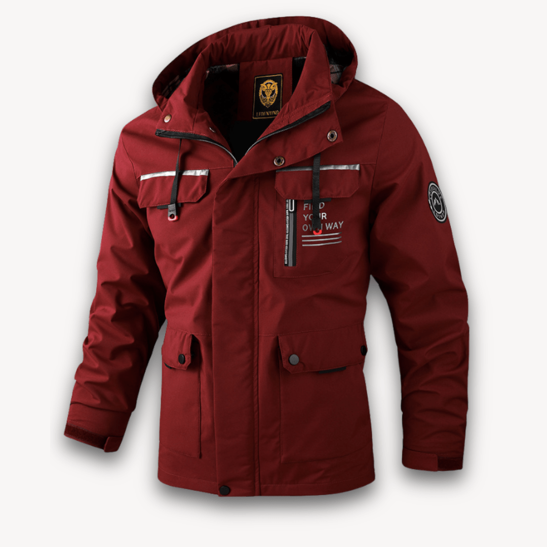 Men’s Winter Jacket with Checked Lining | Waterproof - Mason Luxor