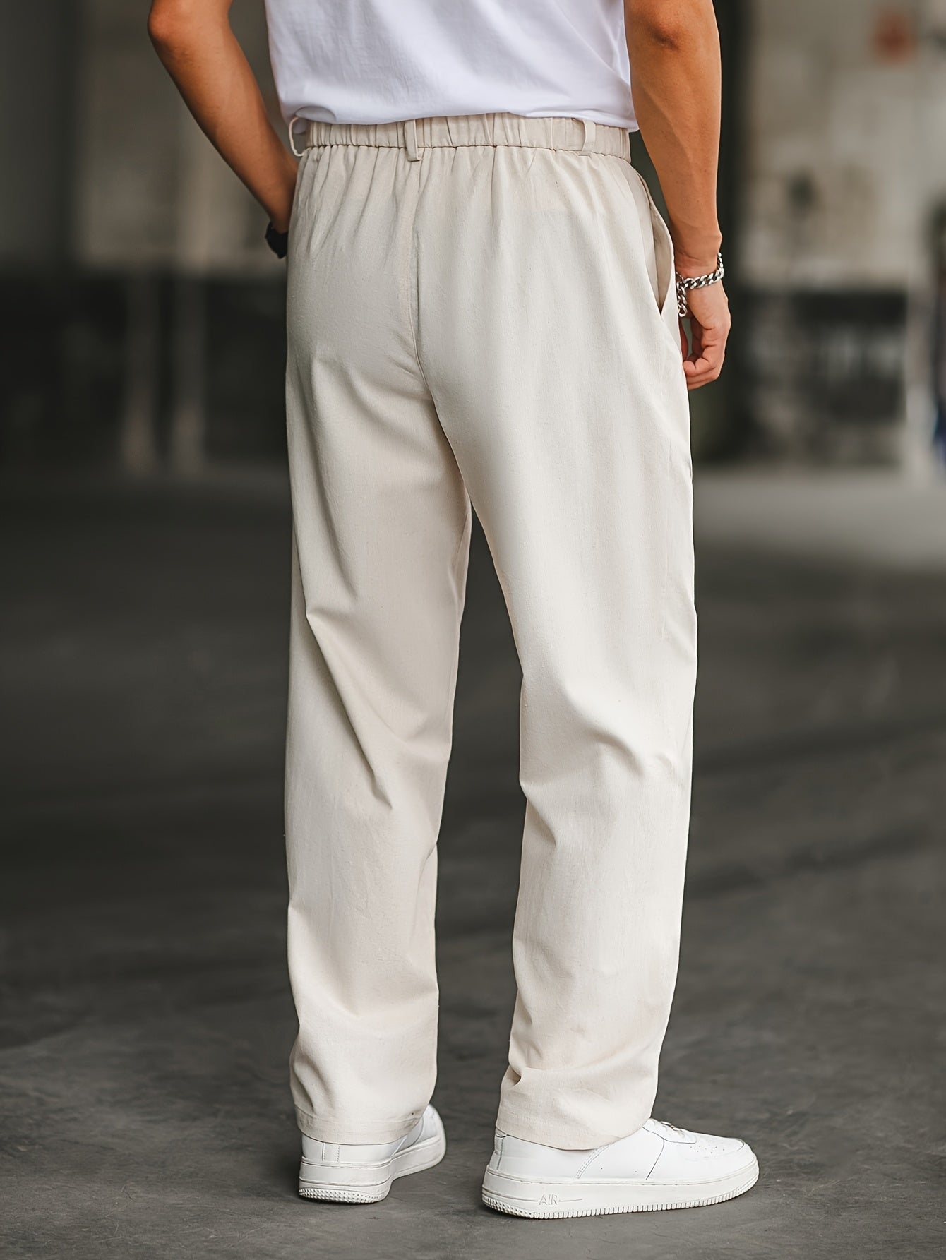 Sant | Linen Straight Pants – Old Money Style Men - Mason Luxor