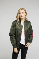 Unisex Bomber Jacket With Zip Pocket | Casual - Mason Luxor