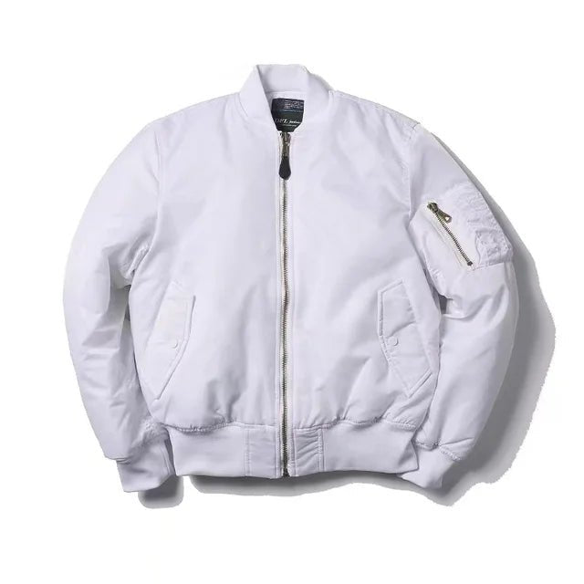 Unisex Bomber Jacket With Zip Pocket | Casual - Mason Luxor