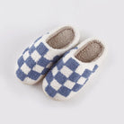 Unisex Slippers With Checked Pattern | Indoor - Mason Luxor