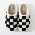 Unisex Slippers With Checked Pattern | Indoor - Mason Luxor